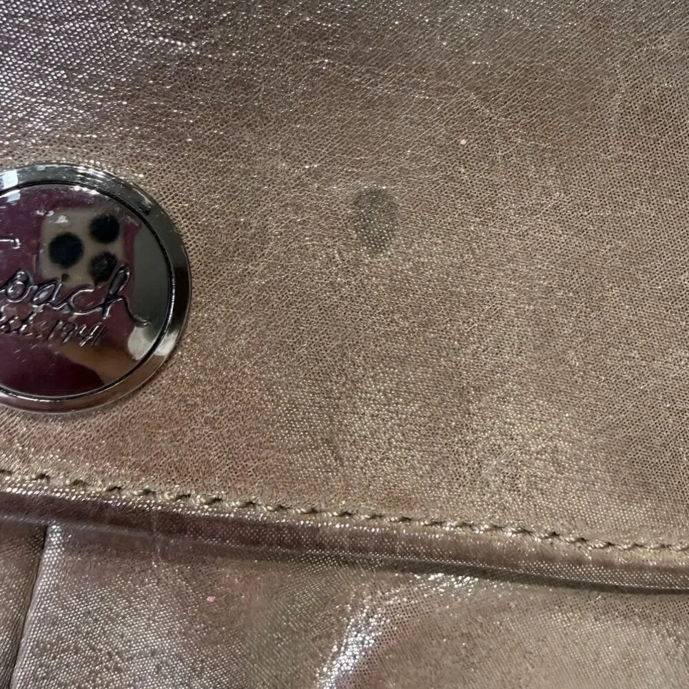 Coach Gold Wristlet